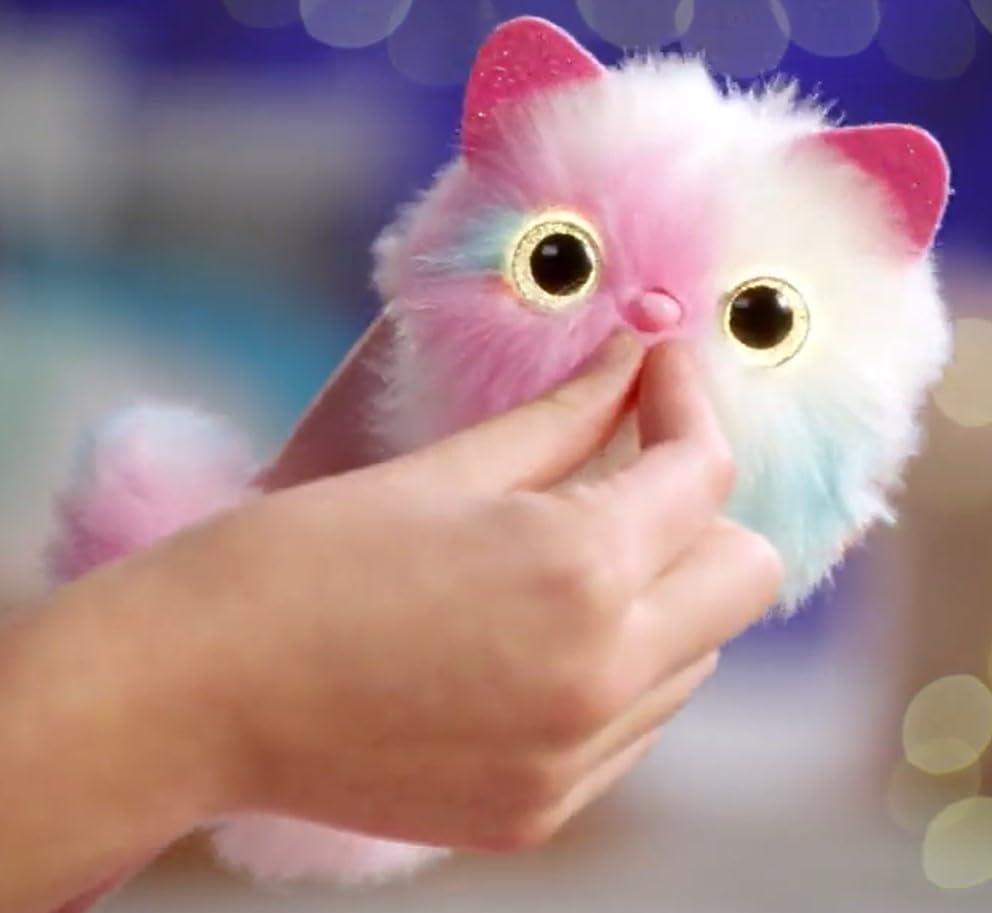 Pomsies Roxy Interactive Plush Toy - Light-Up Eyes, Dance & Pet Modes