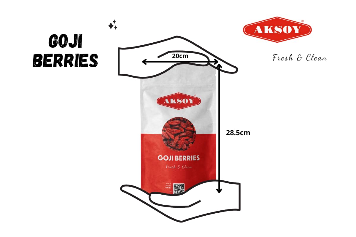 AKSOY Goji Berries - 250g | Raw Sun-Dried | Vegan, Natural 6