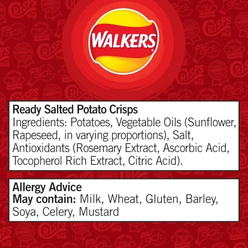 Walkers Ready Salted Crisps - 150g Sharing Bag | Made with 100% Great British Potatoes 5