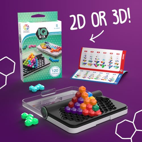 SmartGames IQ Six PRO Electronic Game | Portable | Multicolor | 1 Player 13