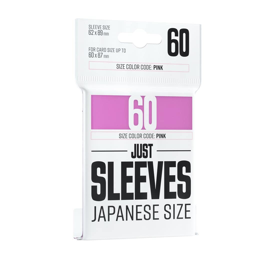 Gamegenic Japanese Size Prime Card Sleeves | 62 x 89 mm | Pink | 60 Count 1