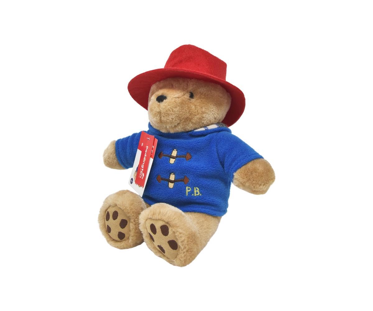 Rainbow Designs Small Classic Cuddly Paddington Bear - Blue & Red Plush Toy
