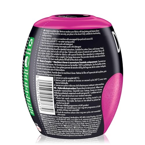 Dylon Washing Machine Fabric Dye Pod - Passion Pink, 350g