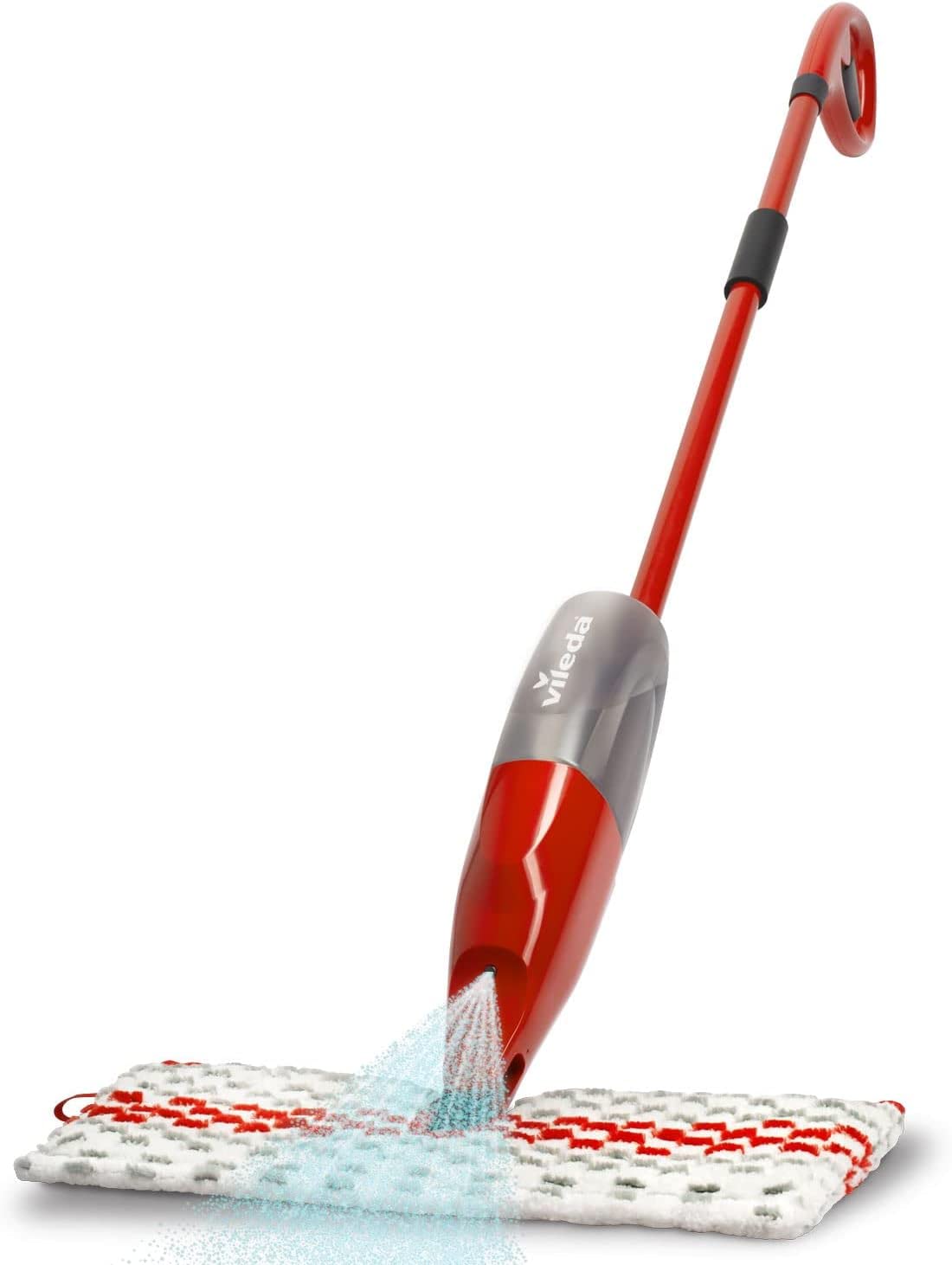 Vileda 1-2 Spray Max Mop - Dual-Sided Microfibre Head | Refillable 650ml Tank | Washable Pad