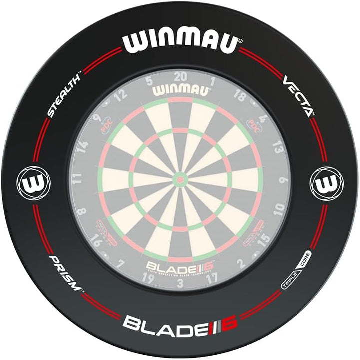 WINMAU Pro-Line Dartboard Surround - 70cm x 70cm Protective Dartboard Wall Guard for Home, Club, or Pub Use