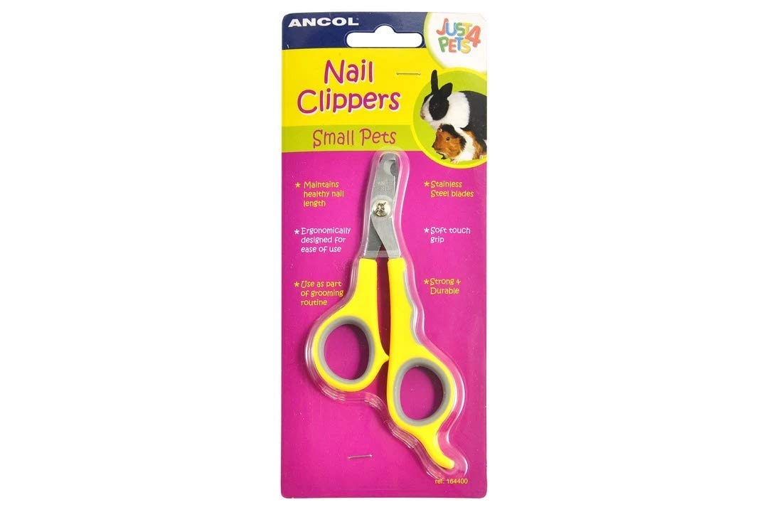 Ancol Ergo Animal Nail Clippers - Small Pet Claw Trimming | Soft Grips | High Carbon Steel 2