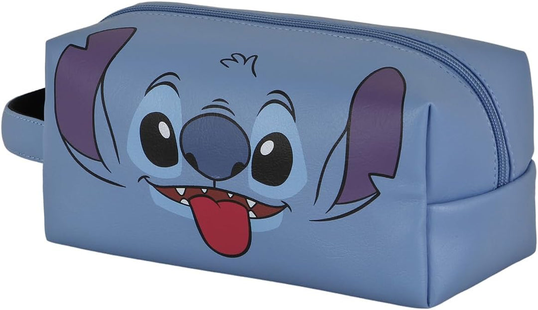 Disney Lilo and Stitch Face-Brick Plus Travel Toiletry Bag (06859)