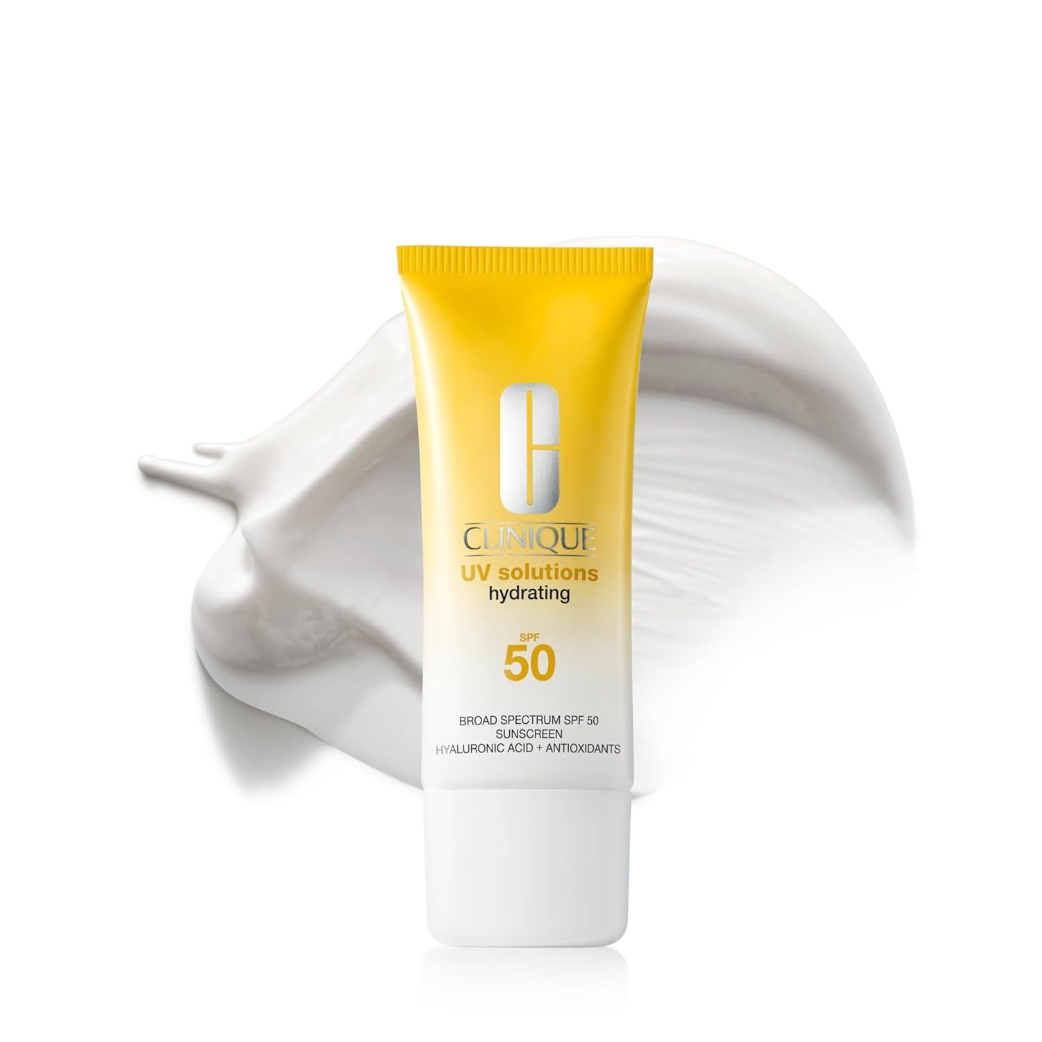 Clinique UV Solutions Hydrating Sunscreen SPF 50 with Hyaluronic Acid | 40 ml | Unisex Adult