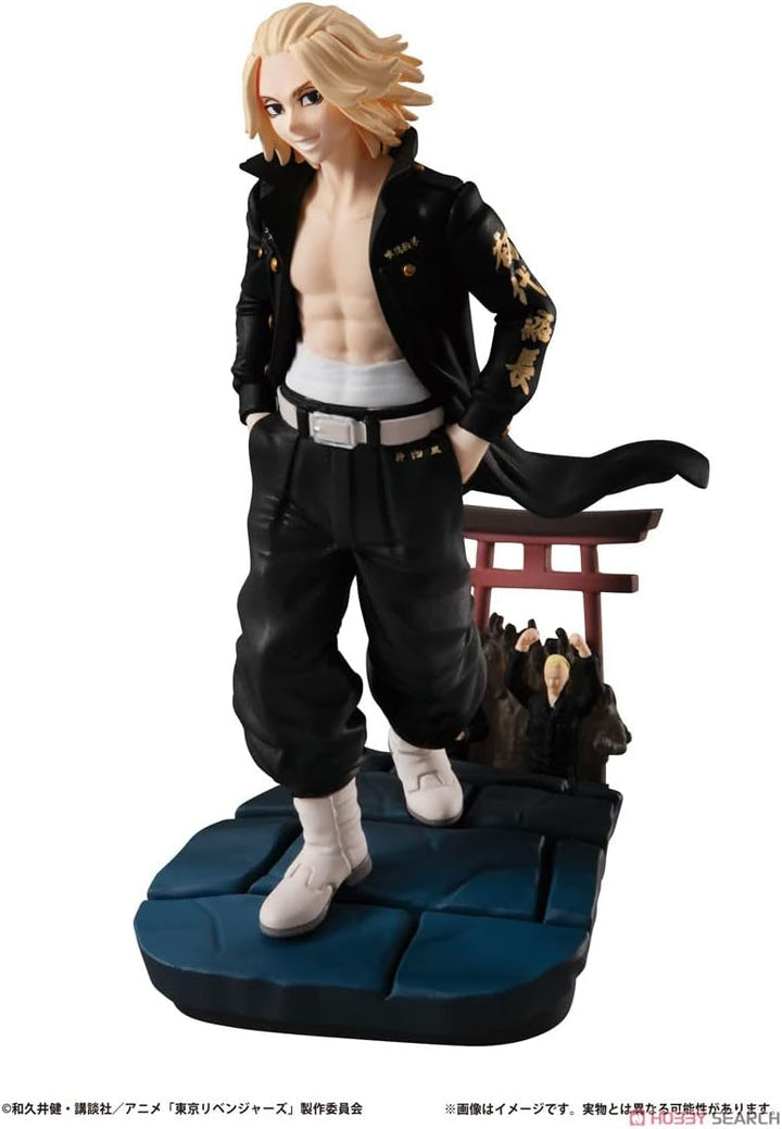 Tokyo Revengers Megahouse Petitrama Series Trading Figure - 8 cm Toman Heroic Scene Collectible