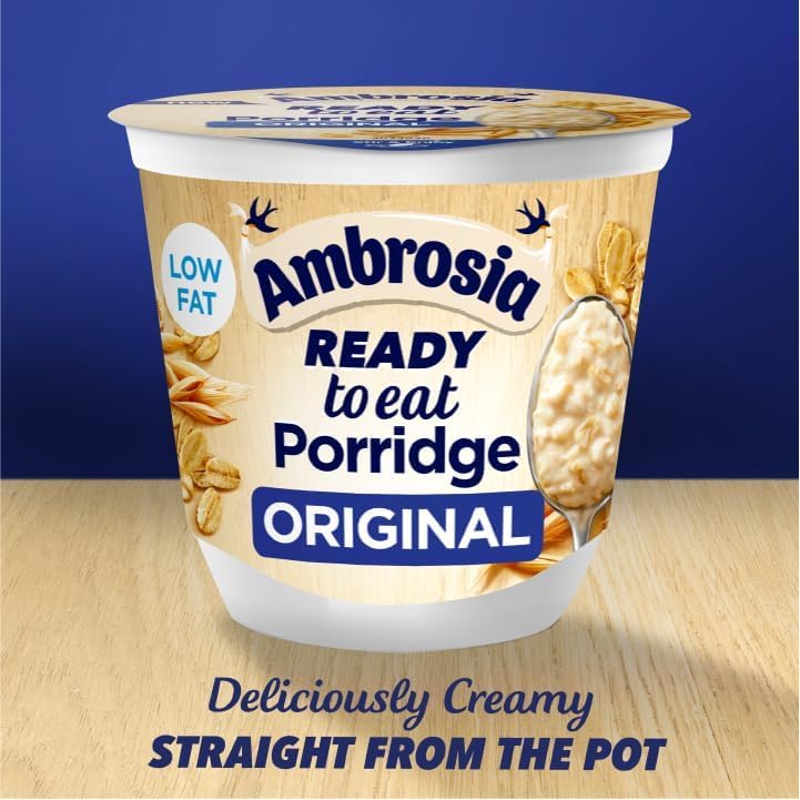 Ambrosia Original Ready to Eat Porridge Pots - British Wholegrain Oats | 210g Pots (6 Pack) 7