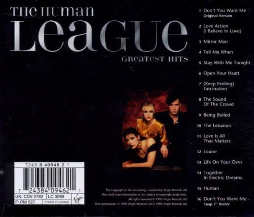 The Human League - The Greatest Hits Audio CD 2