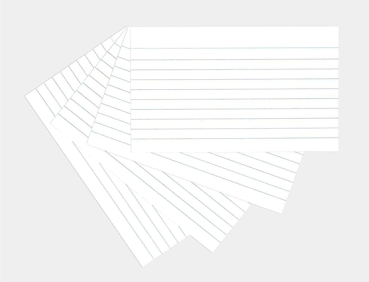 Silvine Record Cards - 5x3 Inch | Lined with Headline | 100 Cards per Pack | White 4