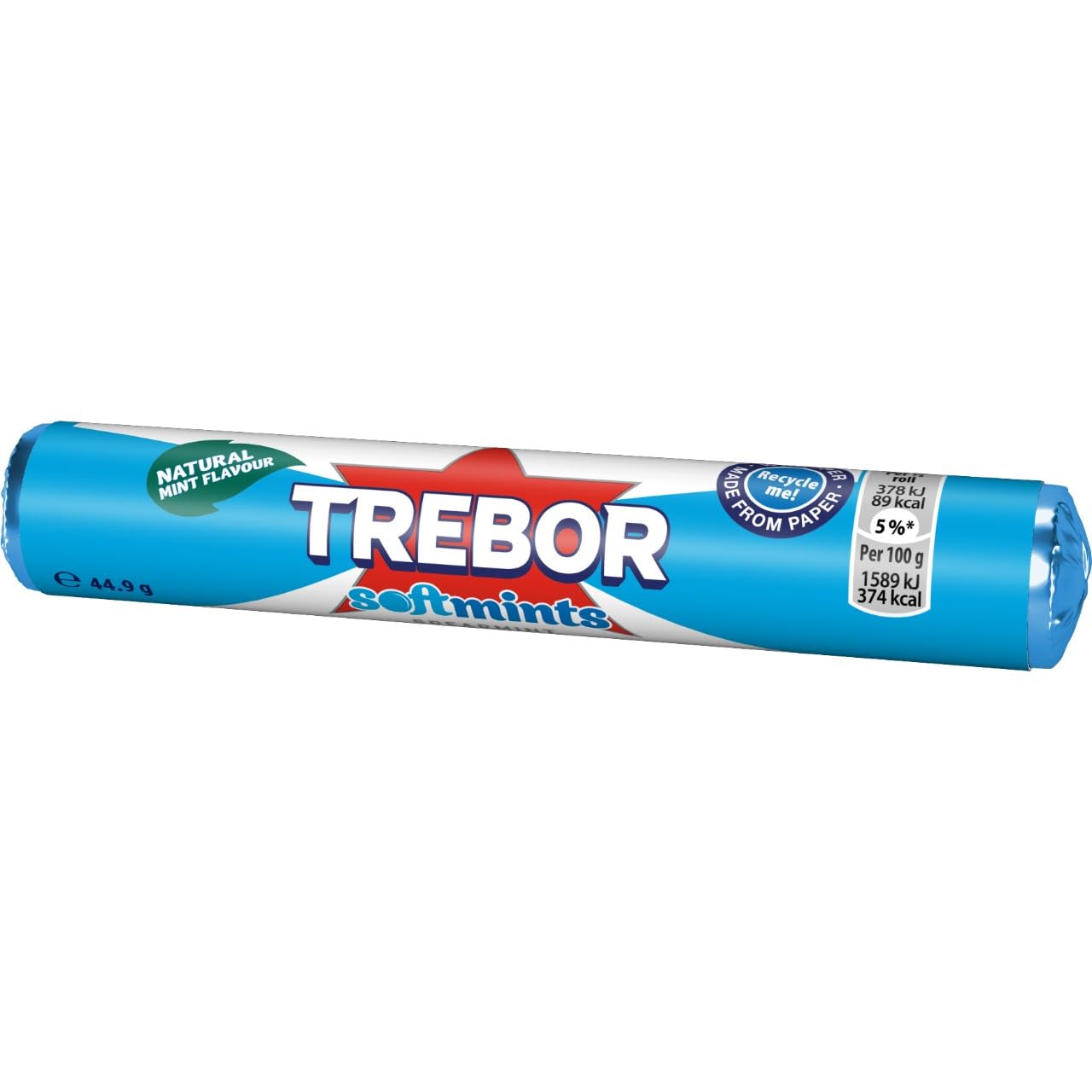 Trebor Softmints Spearmint Mints - Chewy Spearmint Flavour | Pack of 40 Rolls 6