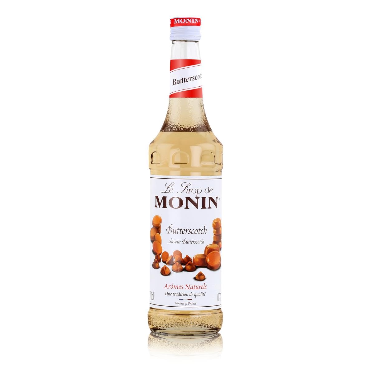 Monin Premium Butterscotch Syrup - 700ml | Vegan, Natural Flavourings | Coffee & Cocktail Use 1