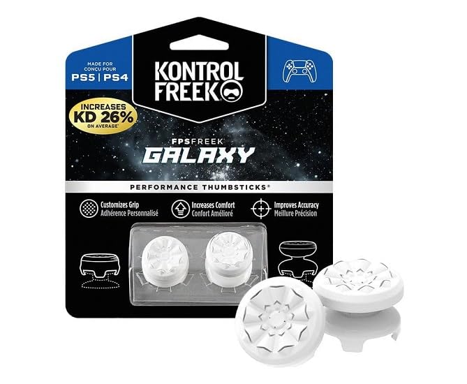 KontrolFreek FPS Freek Galaxy White for Playstation 4 (PS4) and Playstation