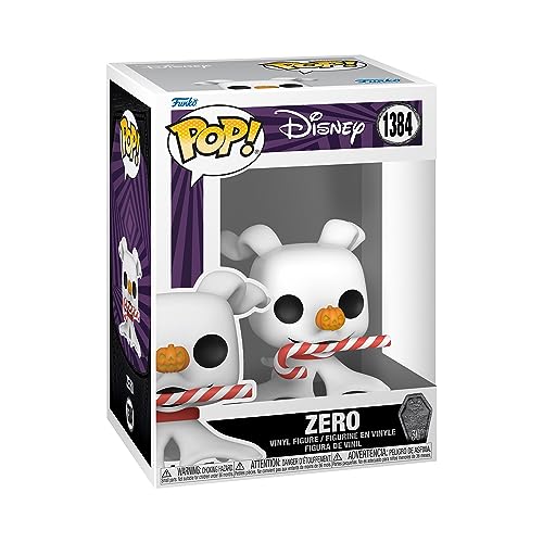 Funko Pop! Disney The Nightmare Before Christmas - Zero with Candy Cane Vinyl Figure (72387)