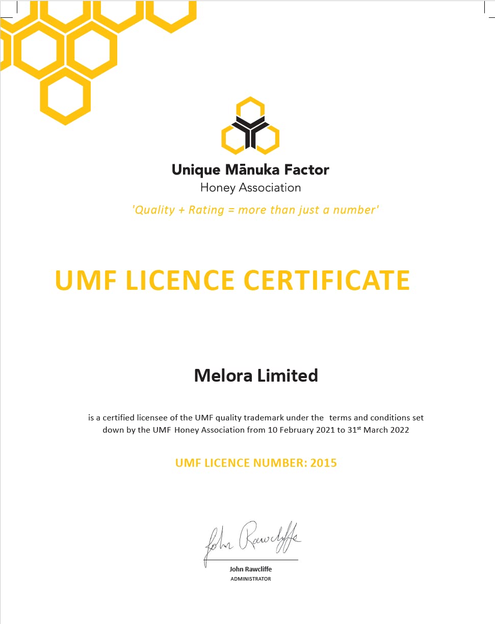 Melora 10+ UMF 300 MGO Manuka Honey - 250g - Pure New Zealand Honey