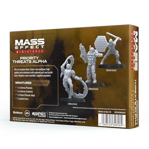 Modiphius Mass Effect Priority Threats Alpha Resin Collectors Miniature Set