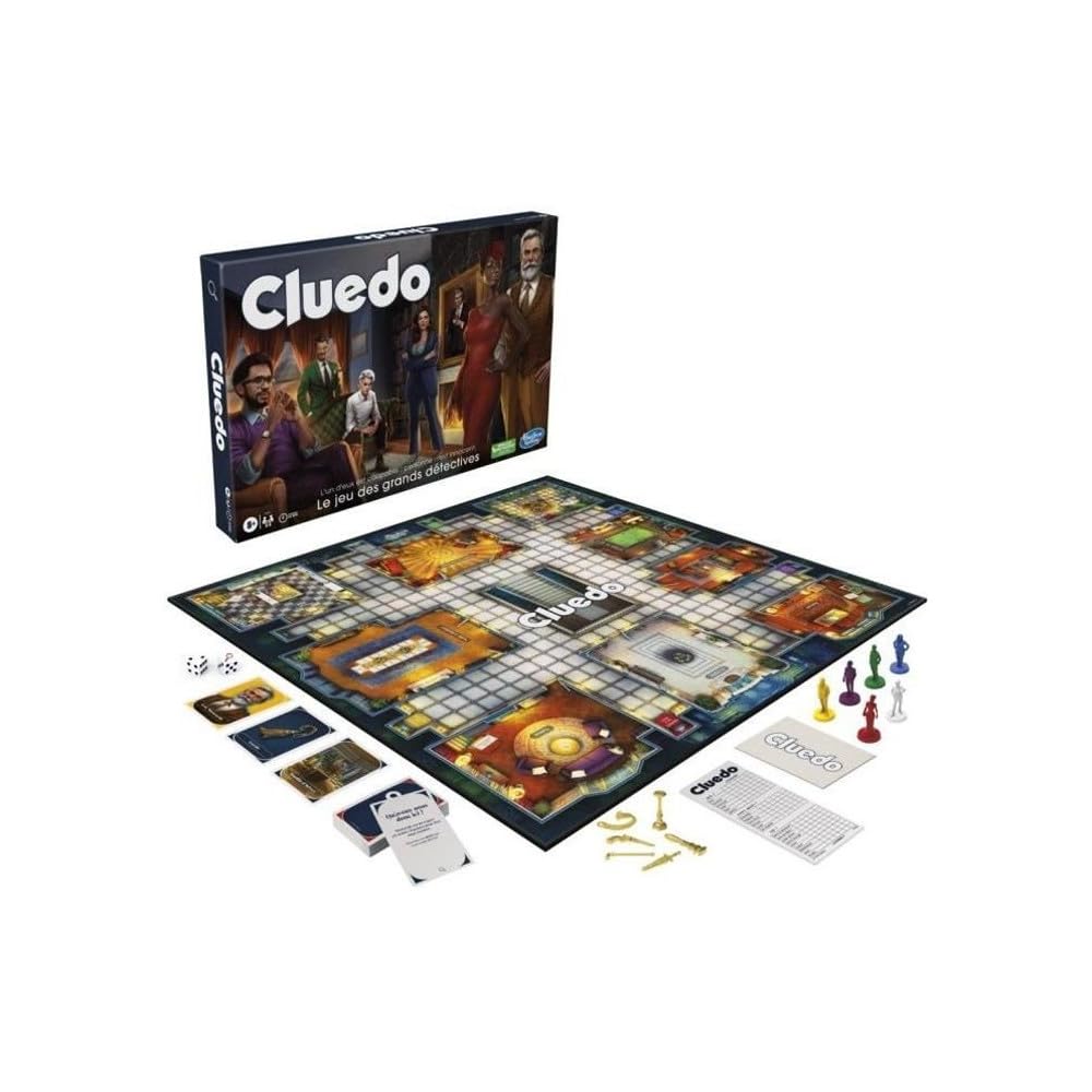 Hasbro Gaming Cluedo Family Board Game for 2-6 Players, Ages 8+ 7