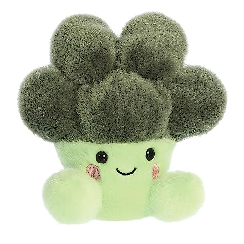 AURORA Palm Pals Luigi Broccoli Stuffed Animal - 5In Soft Toy | Bean Filled | Green