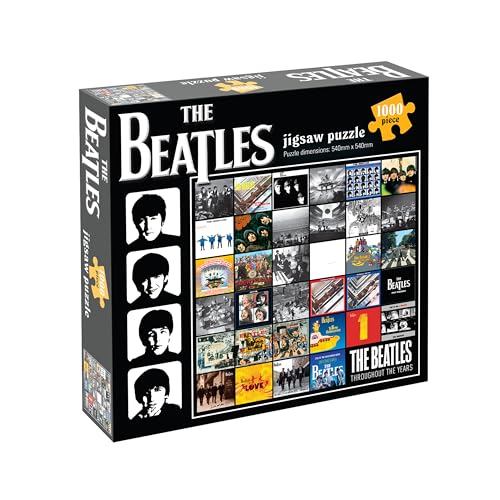 University Games Beatles Album Covers 1000 Piece Puzzle - Collage of Iconic Covers for Ages 12+ 3