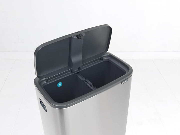 Brabantia PerfectFit Bin Liners Size O/30 Litre - Thick Plastic Trash Bags with Tie-Tape Handles (40 Pack)