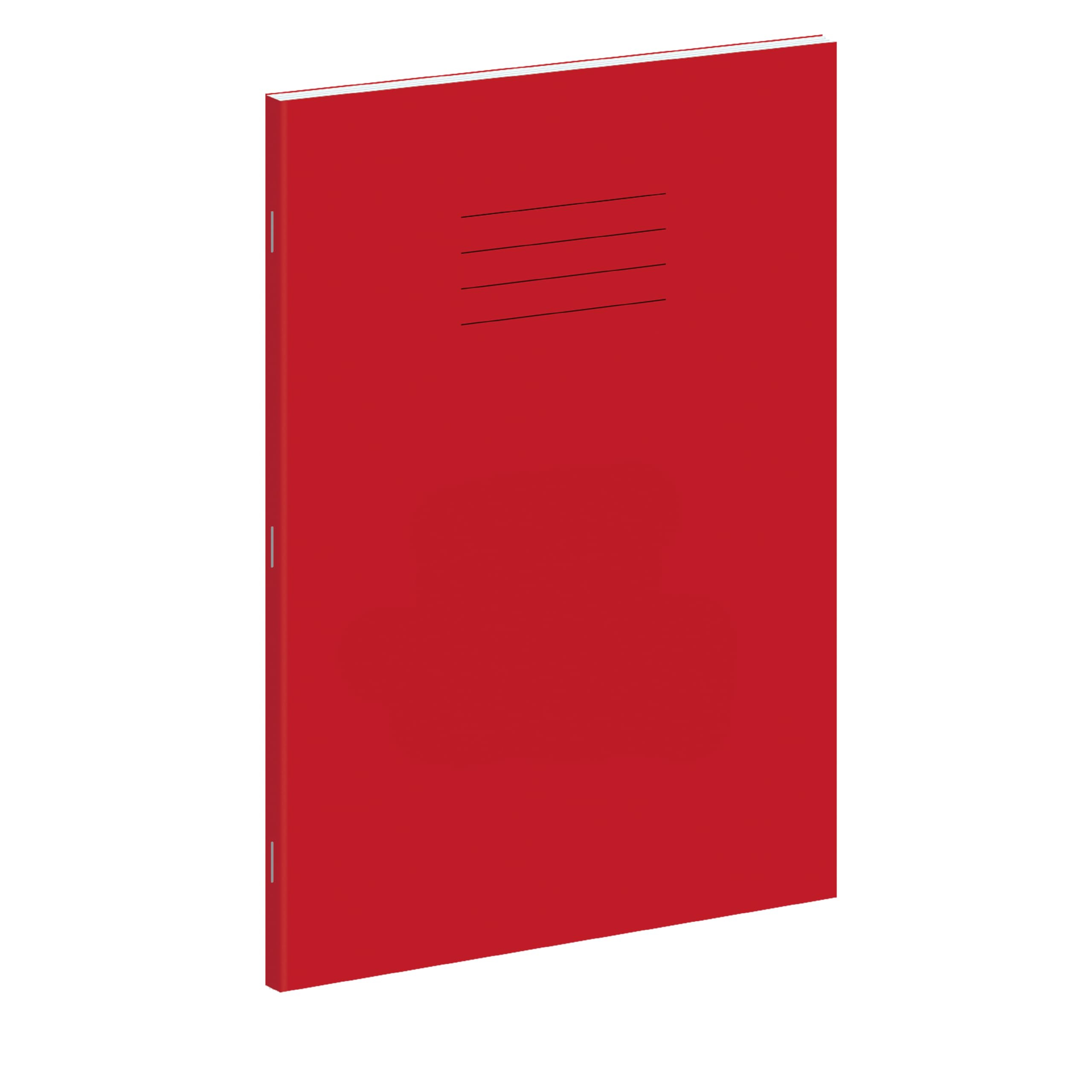 Hamelin A4 Exercise Book - 8mm Ruled & Margin, 48 Pages, Red Cover | Pack of 10 2