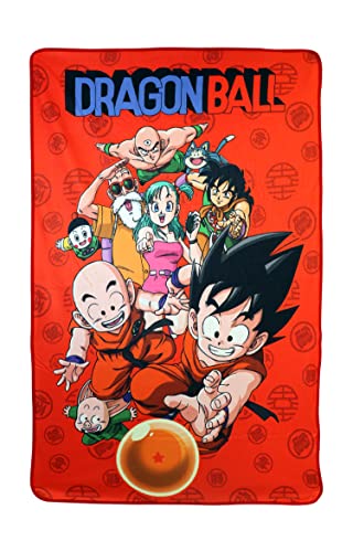 SD toys- Characters and Ball DB Polar Dragon Ball Blanket, Colour (SDTDRB22104)