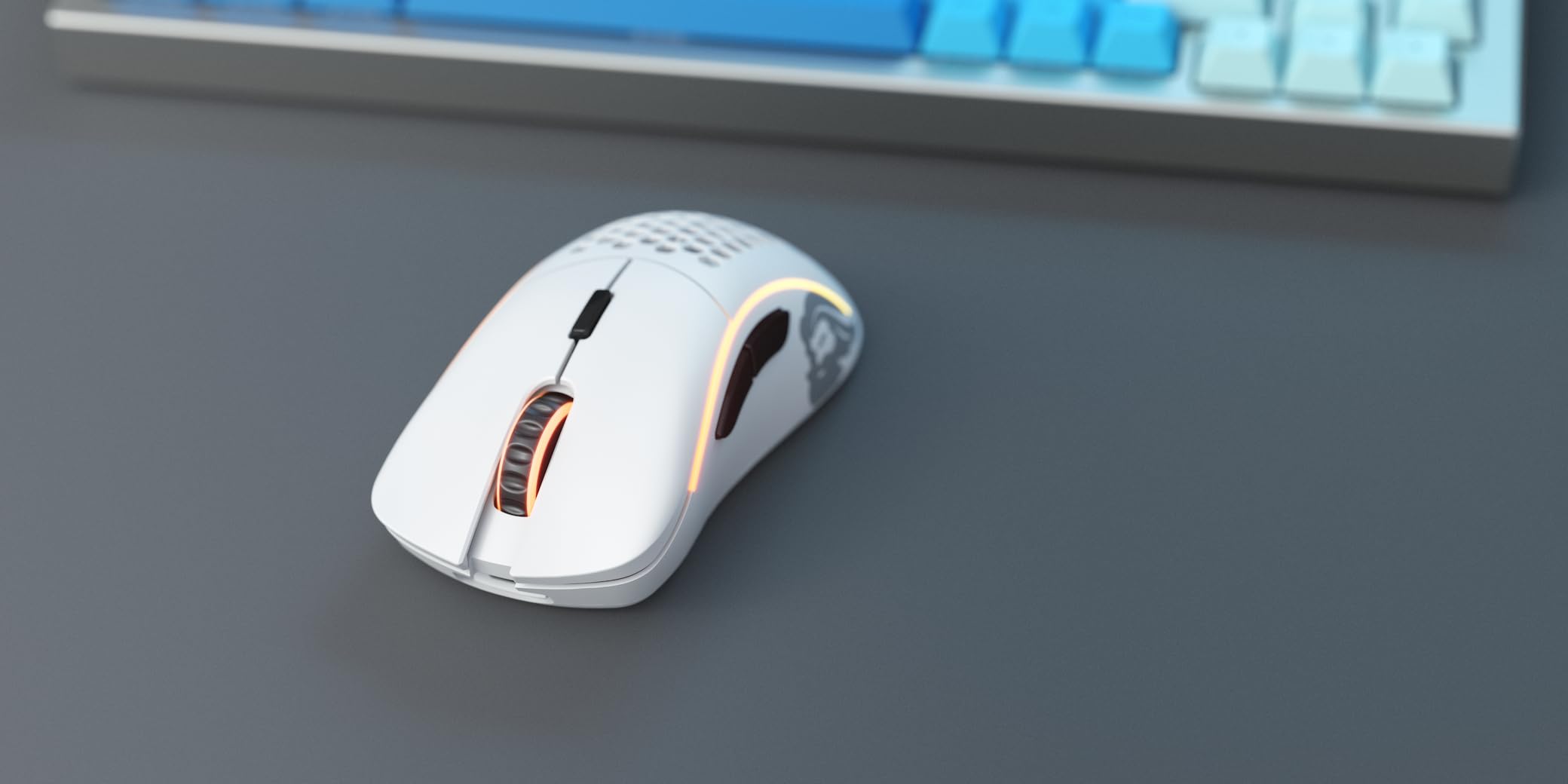 GLORIOUS Model D Wireless Gaming Mouse - 69g Lightweight, 2.4GHz Wireless, 71H Battery, BAMF Sensor, RGB, Ergonomic, 6 Button, Matte White 3