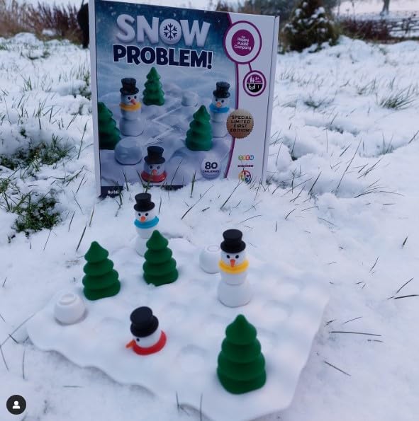 Snow Problem Game - Limited Edition Snowman-Building Puzzle by The Happy Puzzle Company 10