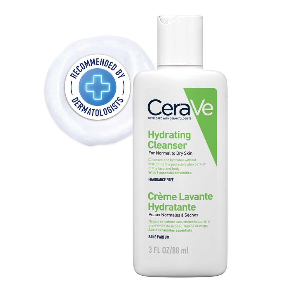 CeraVe Hydrating Cleanser for Normal to Dry Skin (88ml) 1