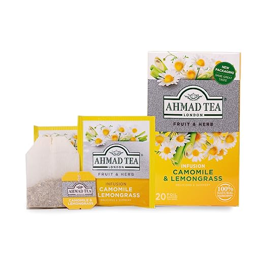 Ahmad Tea - Camomile & Lemongrass Fruit & Herbal Infusion - 20 Tea Bags 6