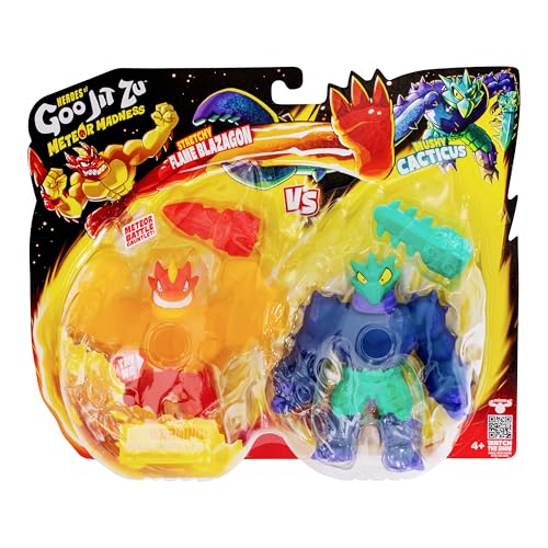 Heroes of Goo Jit Zu Meteor Madness Blazagon vs Cacticus Versus Pack 8