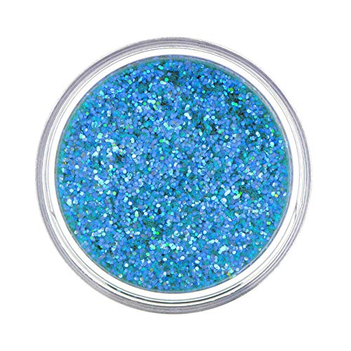 Schillernde Glitzerstreuer von Moon Glitter – Blau – kosmetischer Festival-Make-up-Glitzer für Gesicht, Körper, Nägel, Haare, Lippen – 5 g