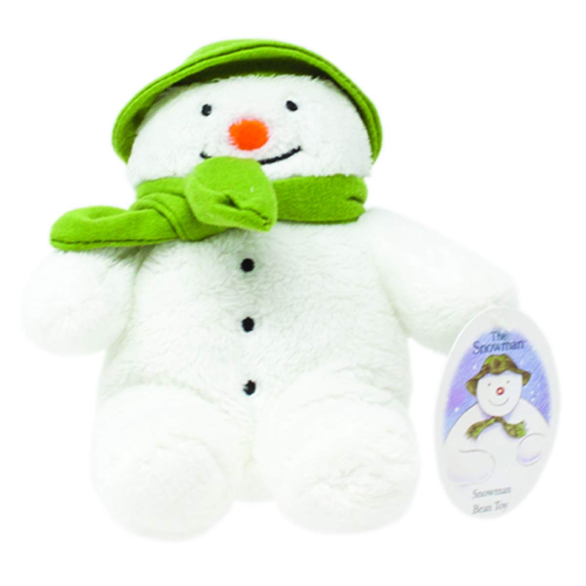 Rainbow Designs Snowman Bean Toy - Ultra Soft | 15cm | Suitable from Birth 1