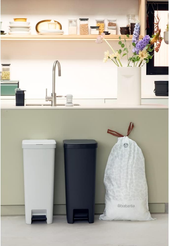 Brabantia - PerfectFit Bin Liners (Size L/40-45 Litre) Thick Plastic Trash Bags
