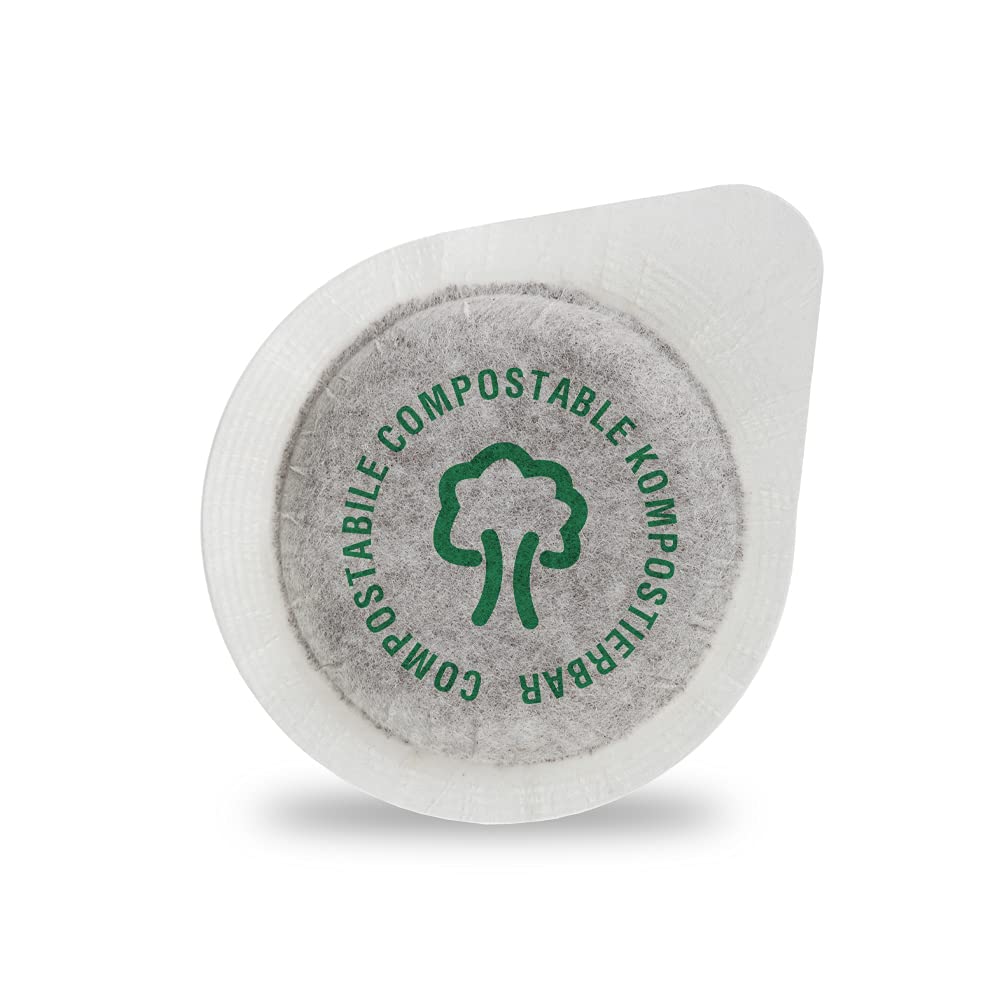 CAFFÈ BORBONE Red Blend Compostable ESE Coffee Pods - 50 Count | Intensity 9.5
