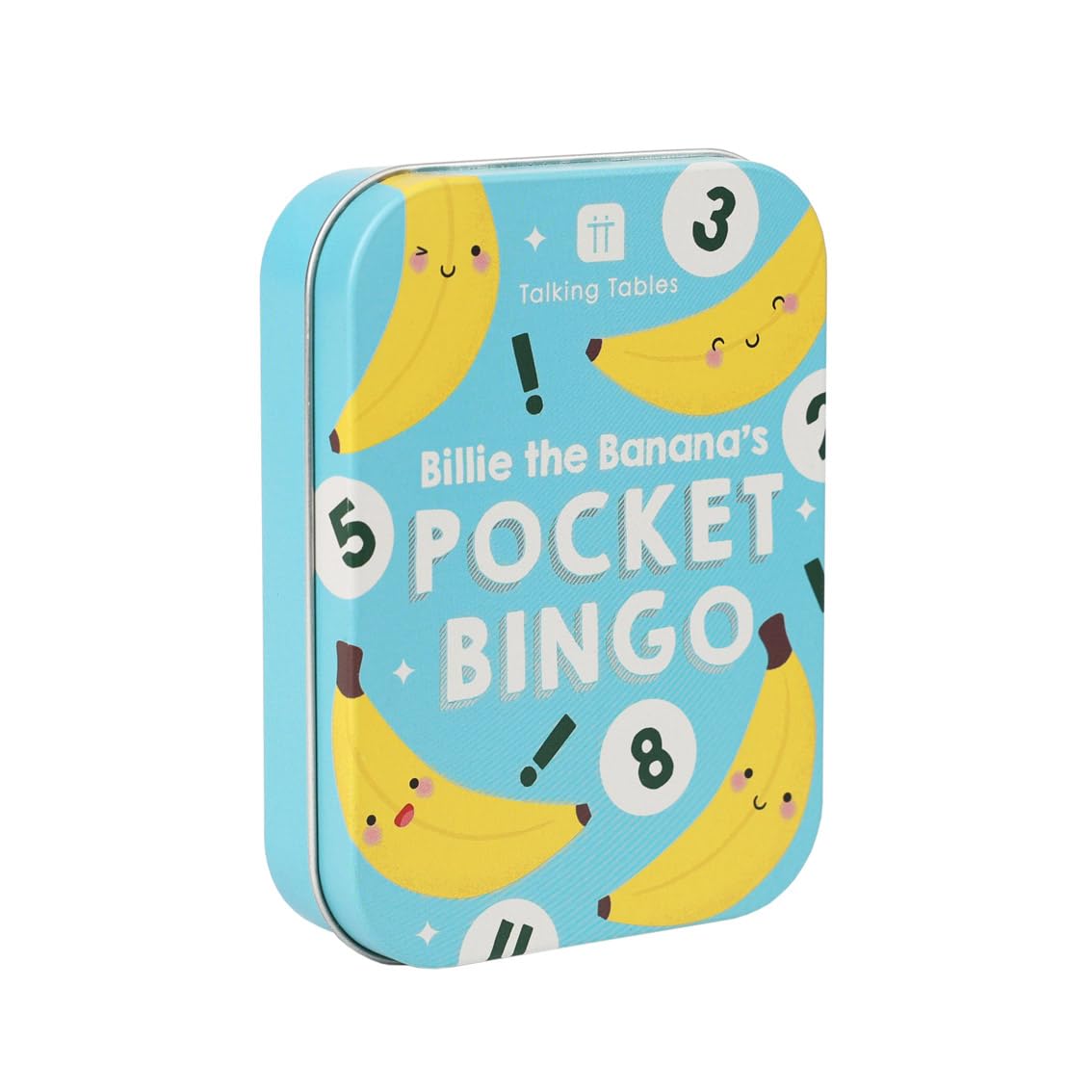 Talking Tables Banana Bingo Travel Game | Pocket Size | Ages 5+ | 2+ Players 1