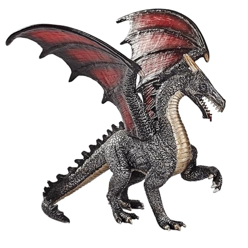 MOJO Fantasy Creatures Collection - Steel Dragon Model Toy Figure (387215)