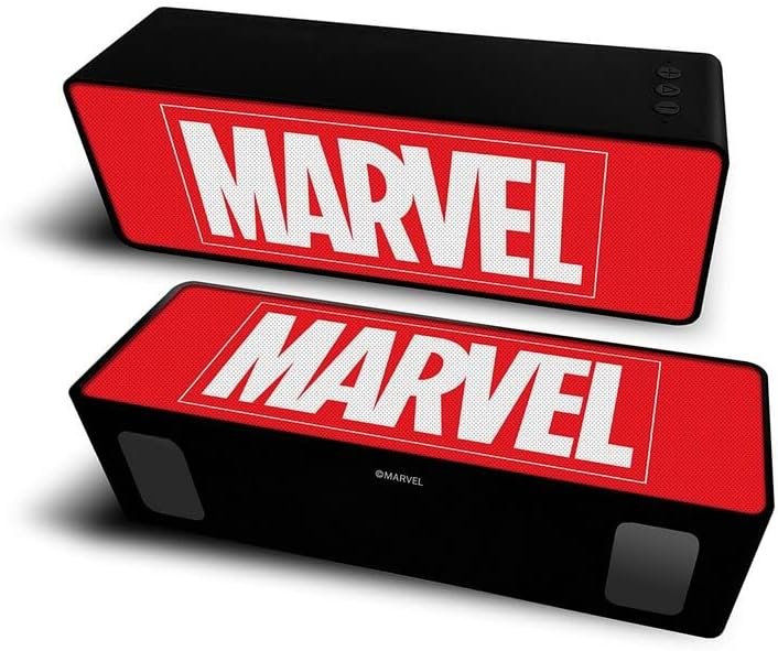 ERT GROUP Marvel Red BT Stereo 2.1 Portable Wireless Speaker 10W (Marvel 001)