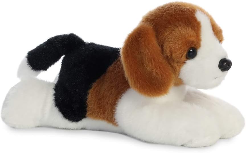 Aurora Mini Flopsies Homer Beagle - Soft Plush Toy for Babies & Toddlers