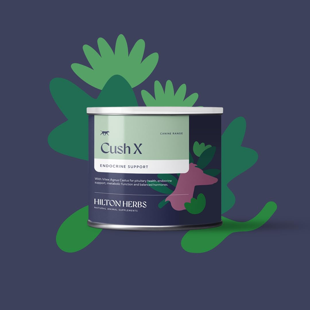 Hilton Herbs Cush X Herbal Supplement for Dogs | 100% Natural | 125g Powder