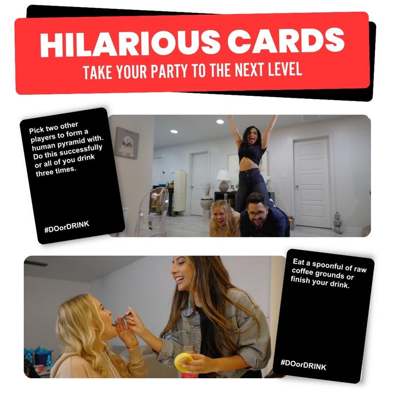 Do or Drink Party Card Game for University, College, Camping, and Hen's Night 4