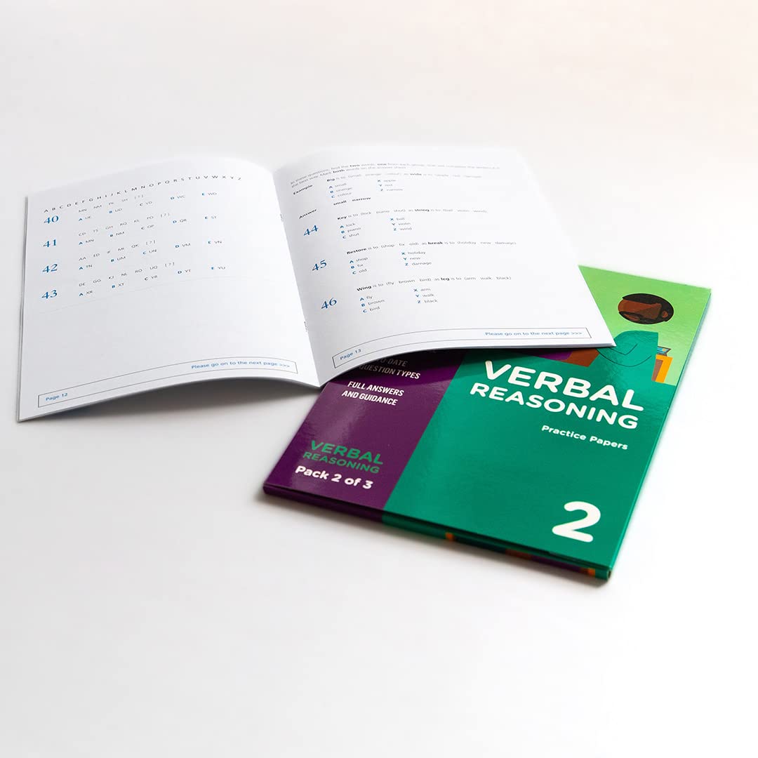 GL Assessment 11+ Practice Papers Verbal Reasoning Pack 2 (Multiple Choice) - Study Aid 2