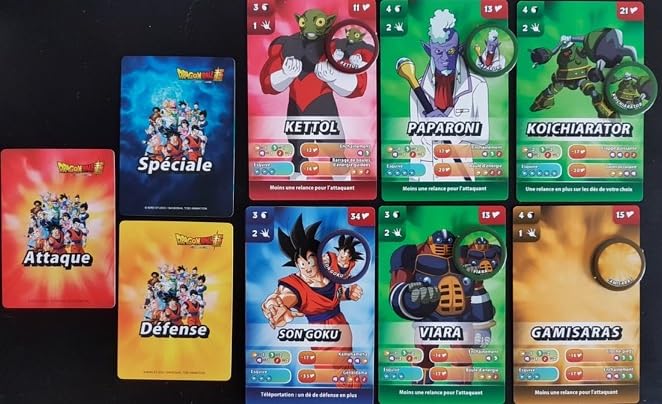 Topi Games Dragon Ball Super: Survival of the Universe Board Game - Ages 7+ | 30-45 Min Duration | French Language 7