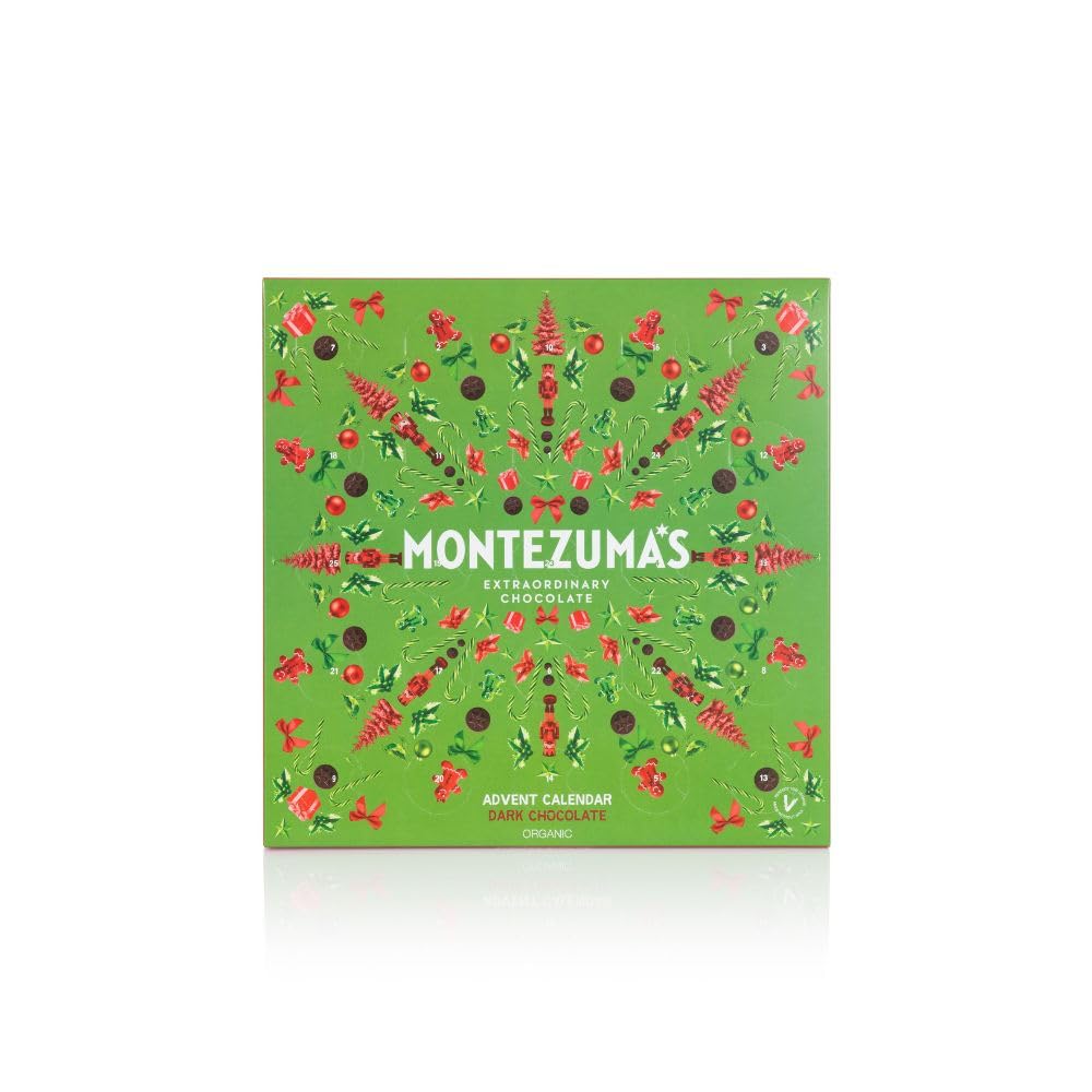 Montezuma's Organic Dark Chocolate Vegan Advent Calendar - 25 Count