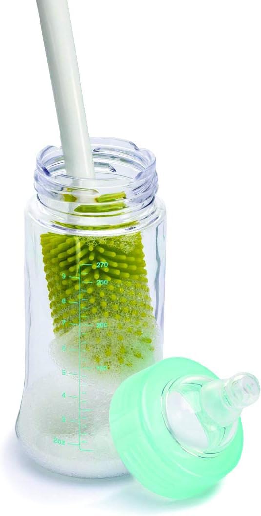 Joie - Silicone Bottle Brush for Water Bottles, Non-Scratch Cleaning Brush 15