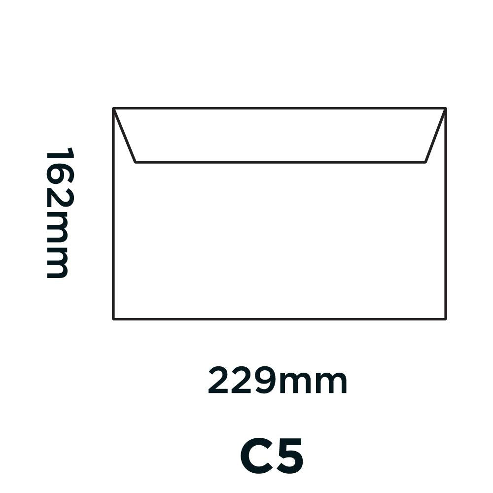 Blake Creative Colour C5 Wallet Envelopes 162 x 229 mm 120 gsm Peel & Seal Baby Pink - Pack of 25