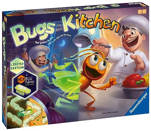 Ravensburger 2023 Special Edition Glow in the Dark Bugs in the Kitchen Brettspiel