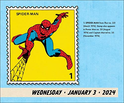 Marvel Value Stamps 2024 Day-to-Day Calendar